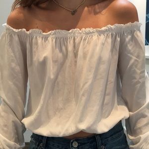Brandy Melville off the shoulder blouse